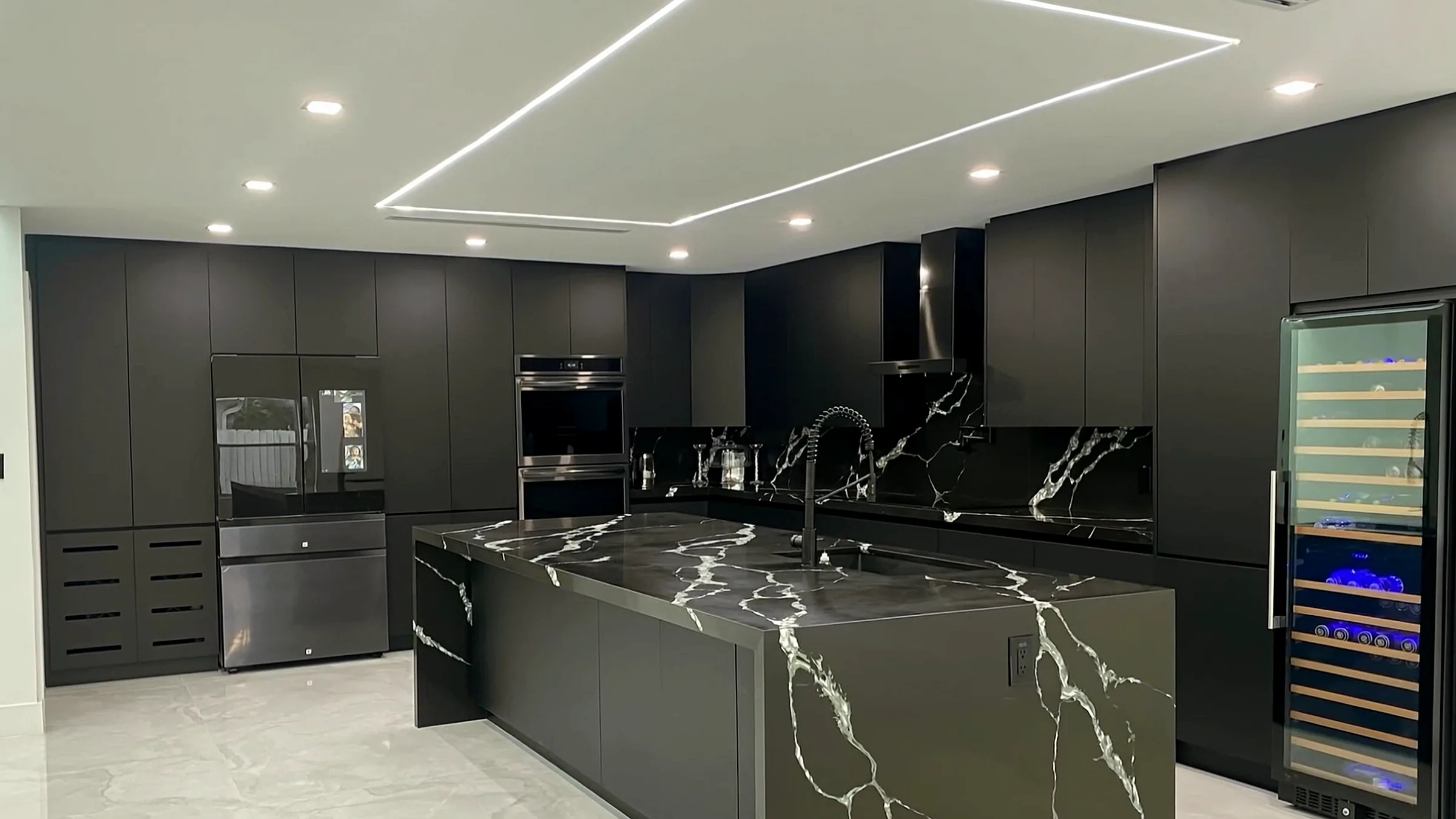 Contemporary Modern Kitchen Remodel by Prime Construction project photo